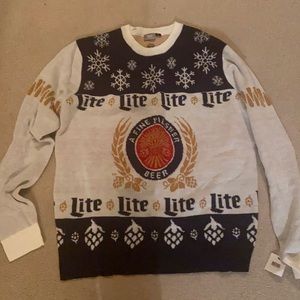 Miller Lite Ugly Christmas Sweater